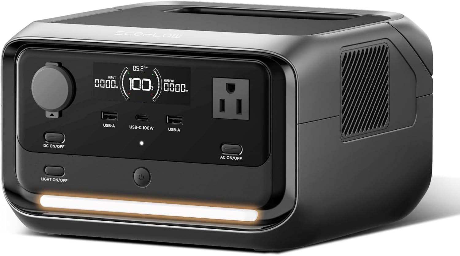 EF ECOFLOW Estación de energía portátil RIVER 3 Plus, batería LiFePO4 de 286 Wh