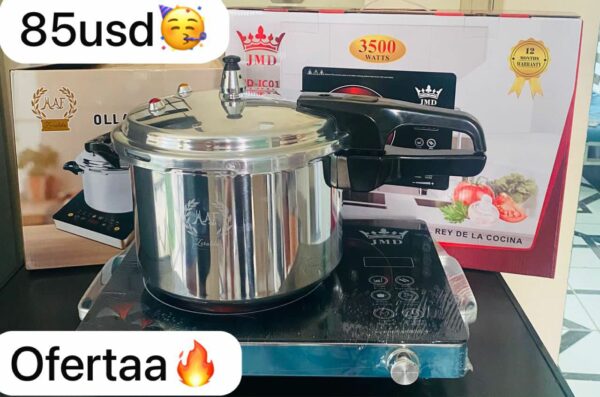 Set de Olla de Presión y Fogón Infrarrojo