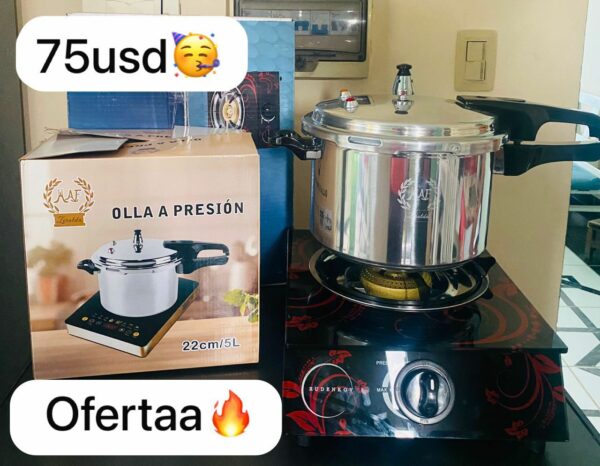 Set de Olla de Presión y Fogón de Gas