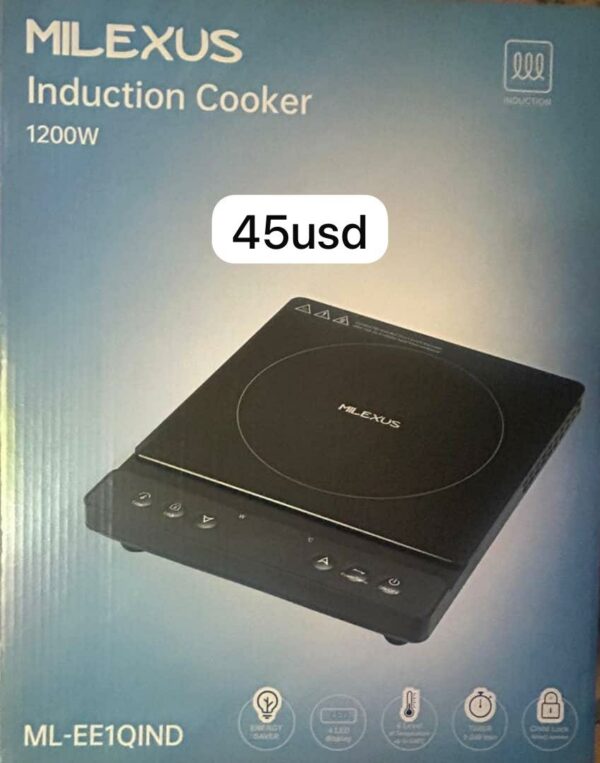 Fogón de Inducción Milexus 1200w - Imagen 2